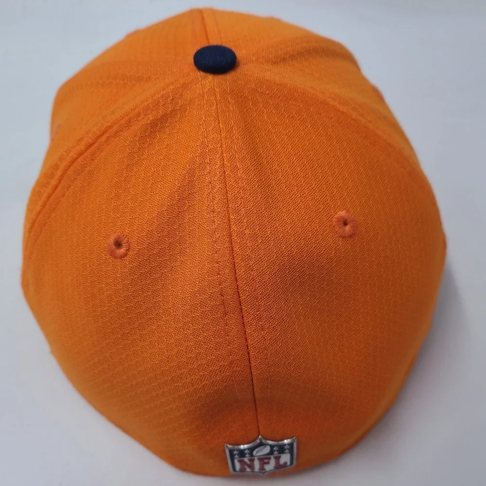 Denver Broncos Hat Fitted 8 New Era 59Fifty Orange Blue NFL Football Logo‎ Men